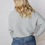 Bristol Boat Neck Dolman Sweater - Mist