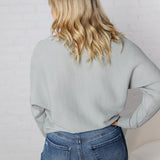 Bristol Boat Neck Dolman Sweater - Mist