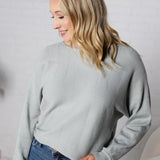 Bristol Boat Neck Dolman Sweater - Mist