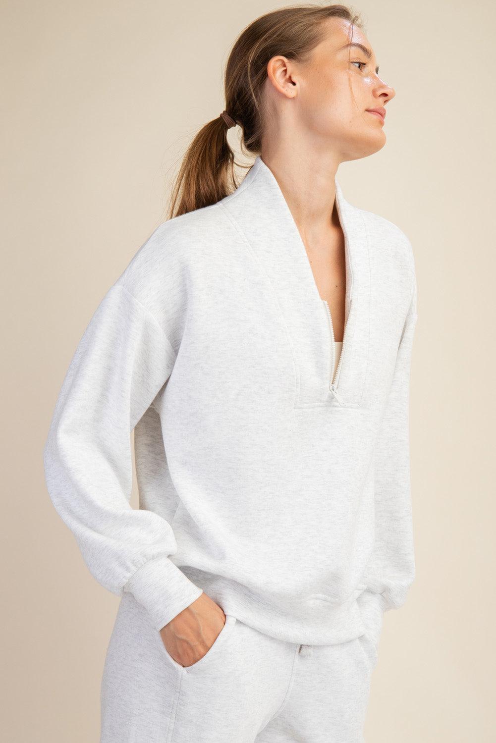 Briya Modal Poly Scuba Lux V-Neck Top