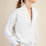 Briya Modal Poly Scuba Lux V-Neck Top