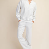 Briya Modal Poly Scuba Lux V-Neck Top