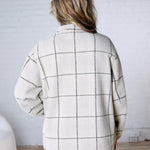 Bronx Plaid Jacket by Z Supply - Frost
