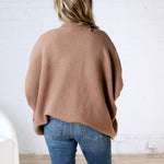 Callista Dolman Sleeve Open Cardigan - Mocha FINAL SALE