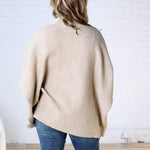 Callista Dolman Sleeve Open Cardigan - Taupe