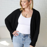 Cam Brushed Waffle Knit Cocoon Cardigan - FINAL SALE