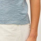 Casidy Sleeveless Knit Top - Seafoam