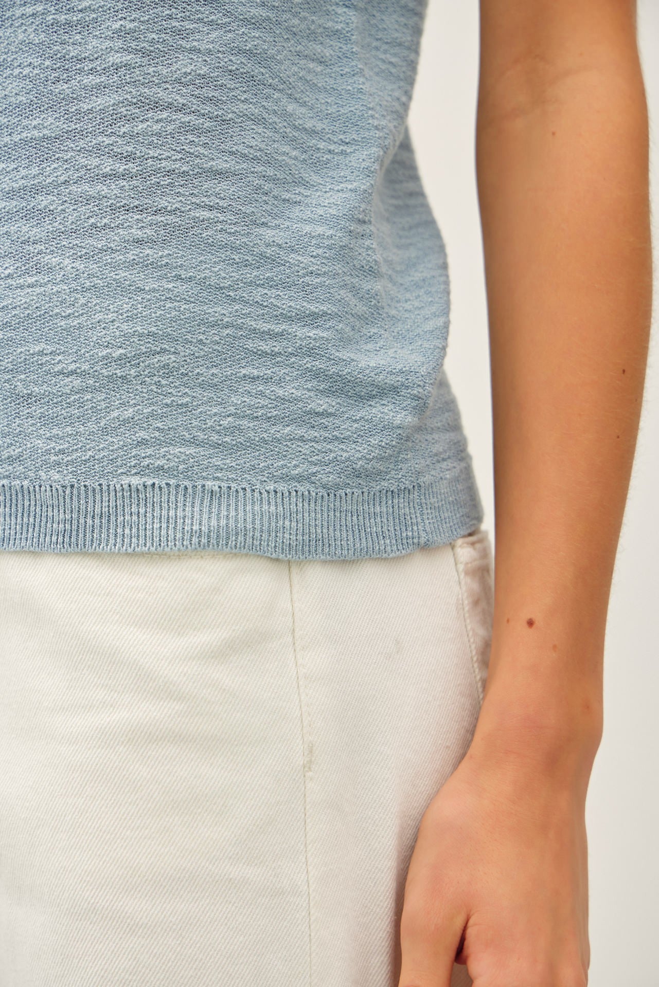 Casidy Sleeveless Knit Top - Seafoam