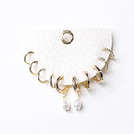 Caylen Mixed Metallic Hoop Earrings Set - Gold