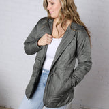 Cecily Jacket - Smoked Jade