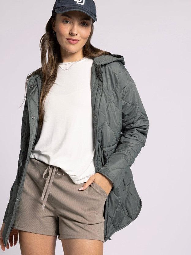 Cecily Jacket - Smoked Jade
