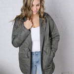 Cecily Jacket - Smoked Jade