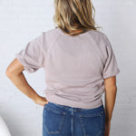Celeste Short Sleeve Sweater - Mauve