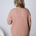 Celine Button Down Ribbed Knit Cardigan