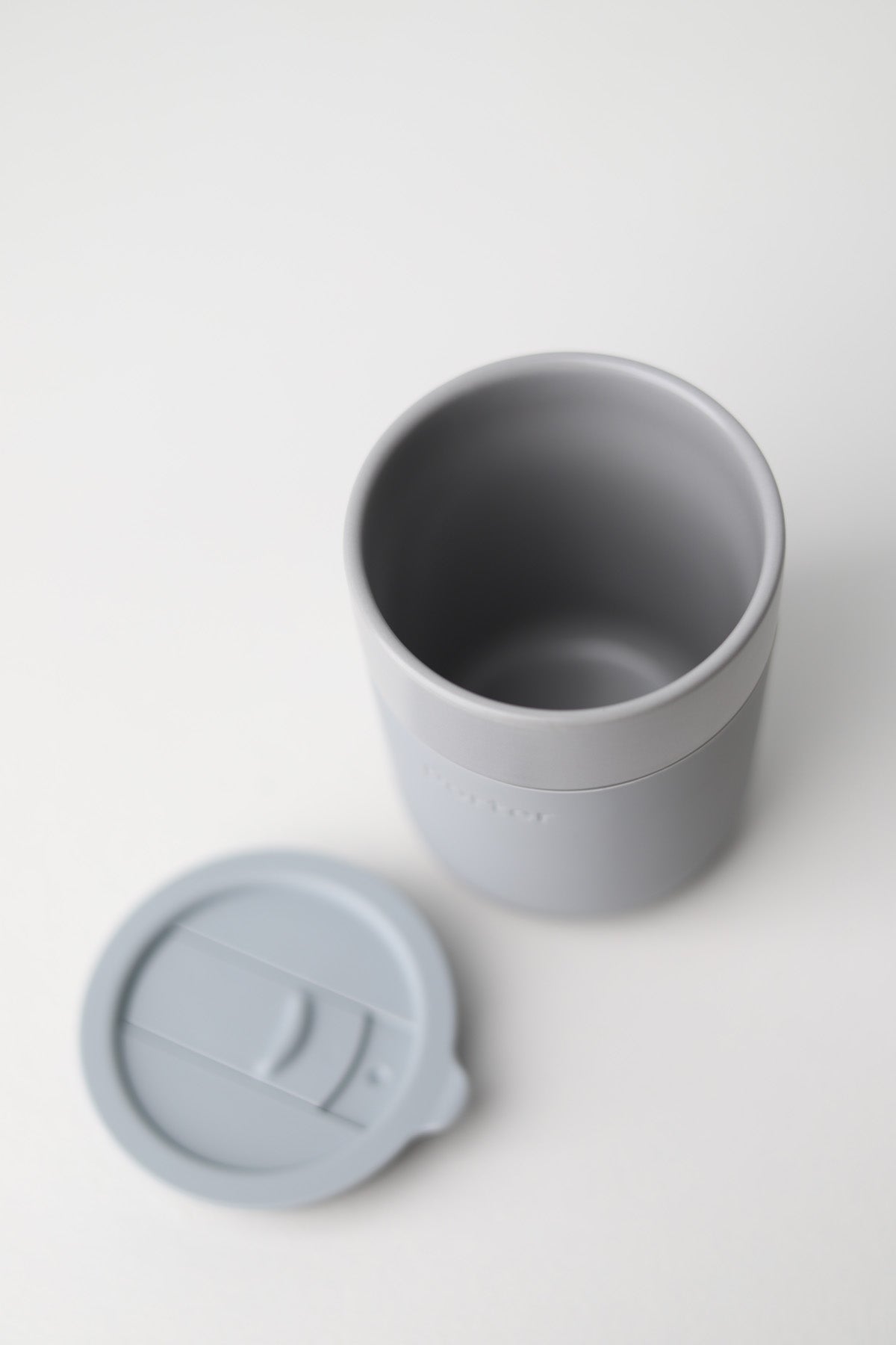 Ceramic Reusable Mug 12 oz - Slate