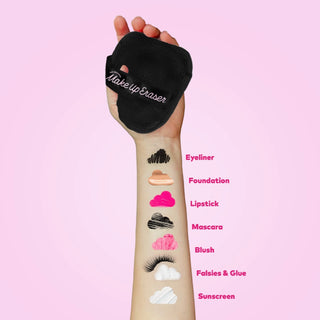 Chic Black 7-Day Makeup Erasers Set