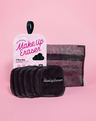 Chic Black 7-Day Makeup Erasers Set
