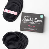 Chic Black 7-Day Makeup Erasers Set