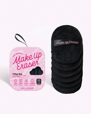 Chic Black 7-Day Makeup Erasers Set