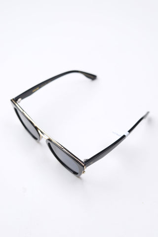 Chloe Polarized Lens Sunglasses - Black/Smoke