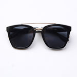 Chloe Polarized Lens Sunglasses - Black/Smoke