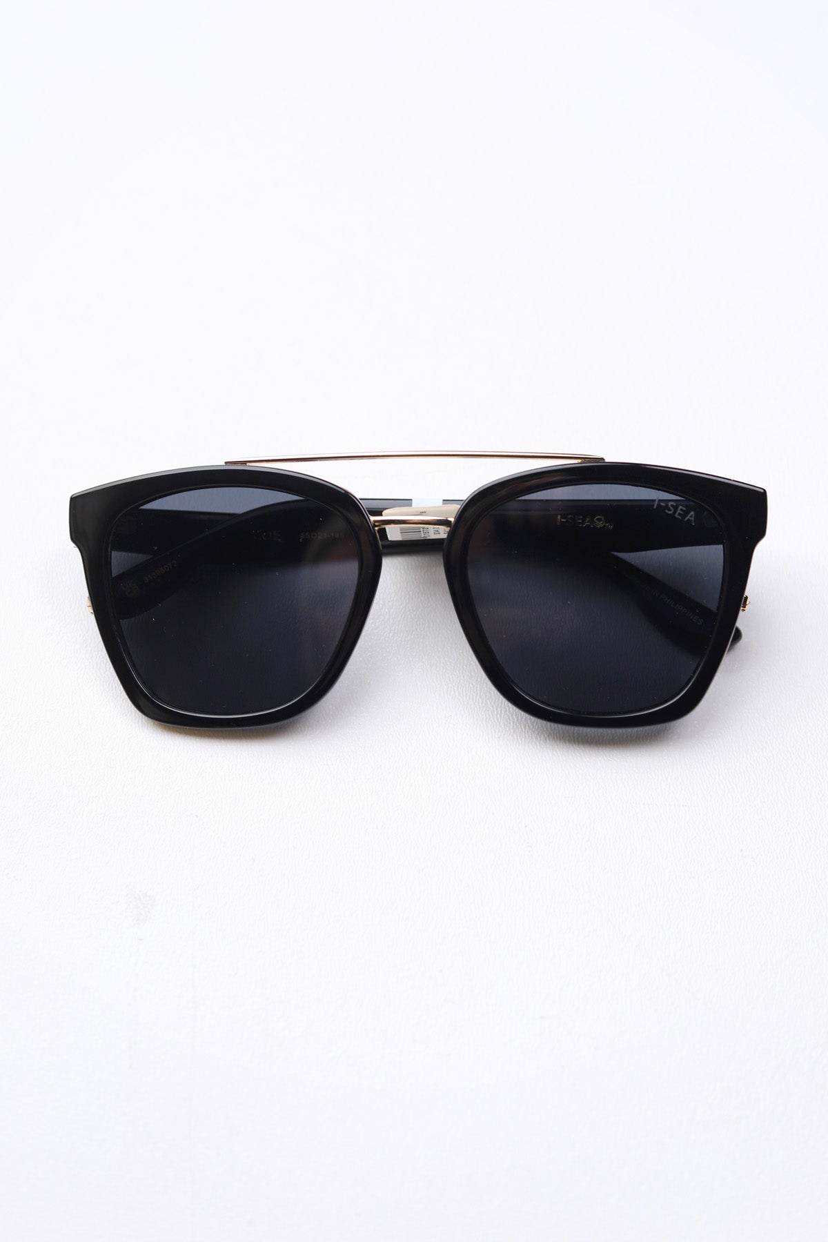 Chloe Polarized Lens Sunglasses - Black/Smoke