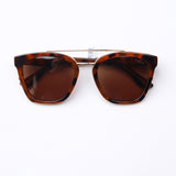 Chloe Polarized Lens Sunglasses - Tortoise/Brown