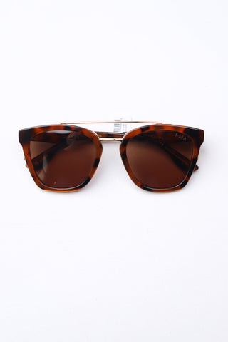 Chloe Polarized Lens Sunglasses - Tortoise/Brown