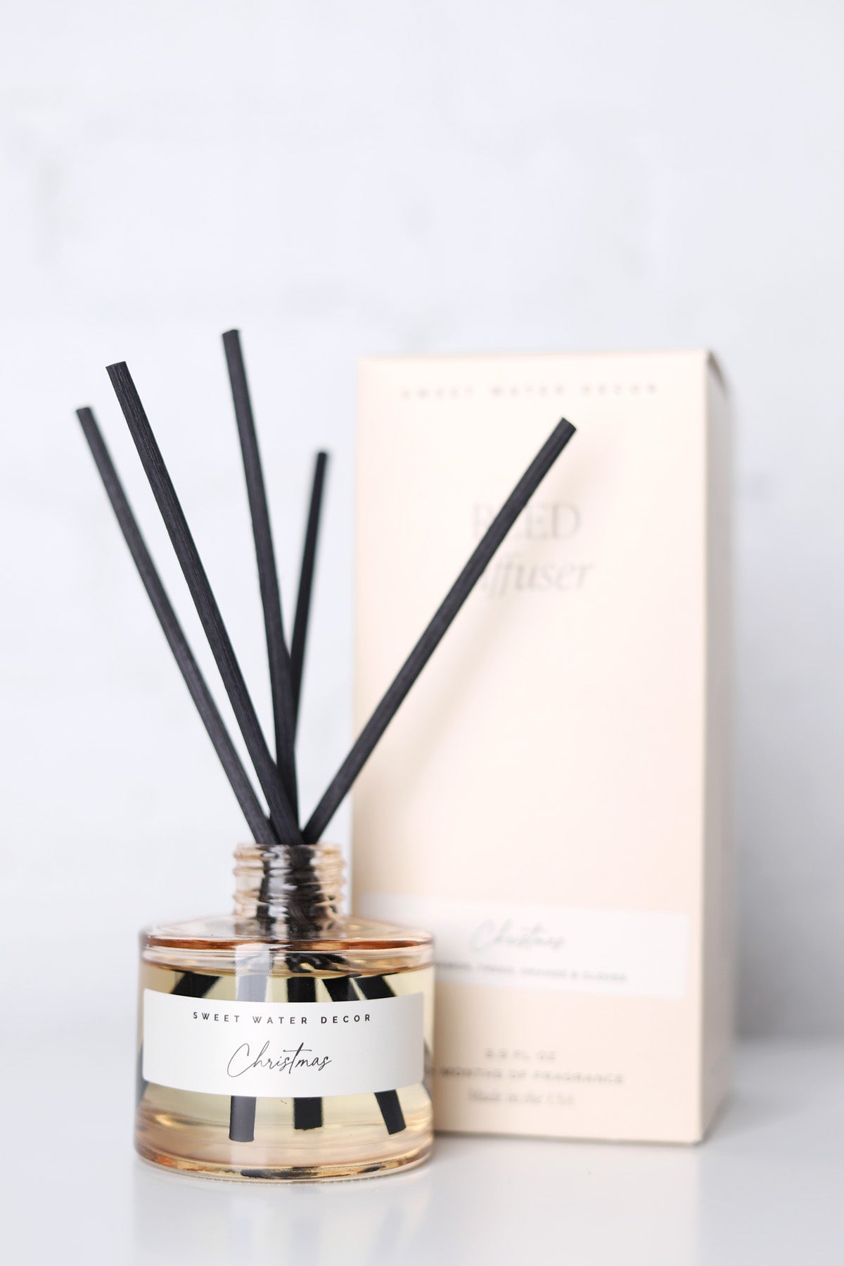 Christmas Tinted Glass Reed Diffuser