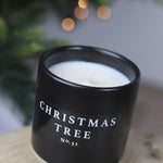 Christmas Tree 12 oz Soy Candle / Stoneware Jar