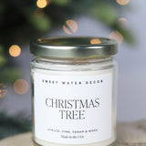 Christmas Tree 9 oz Soy Candle / Clear Jar