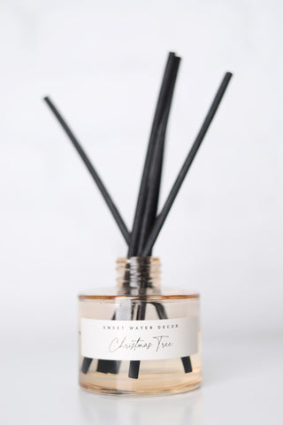 Christmas Tree Reed Diffuser - Tinted Glass