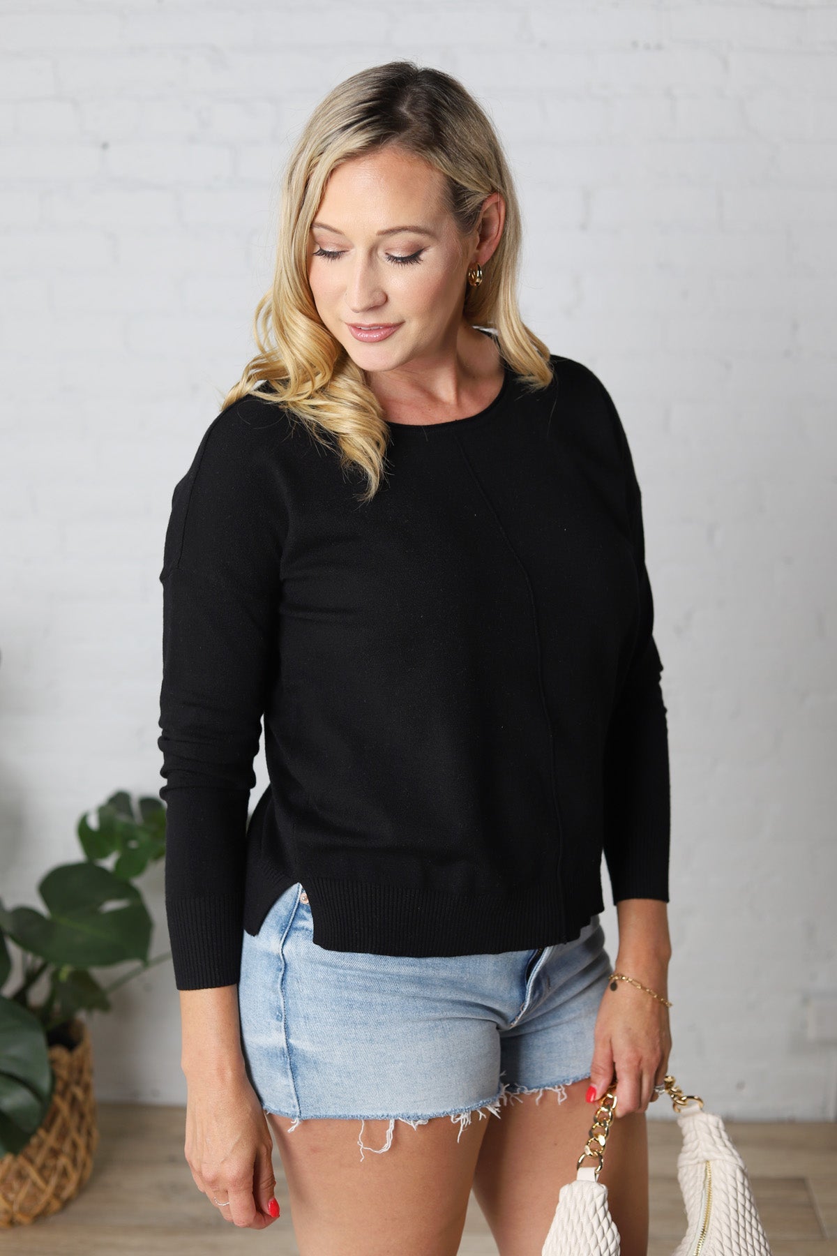 Clarice Cozy Sweater - Black