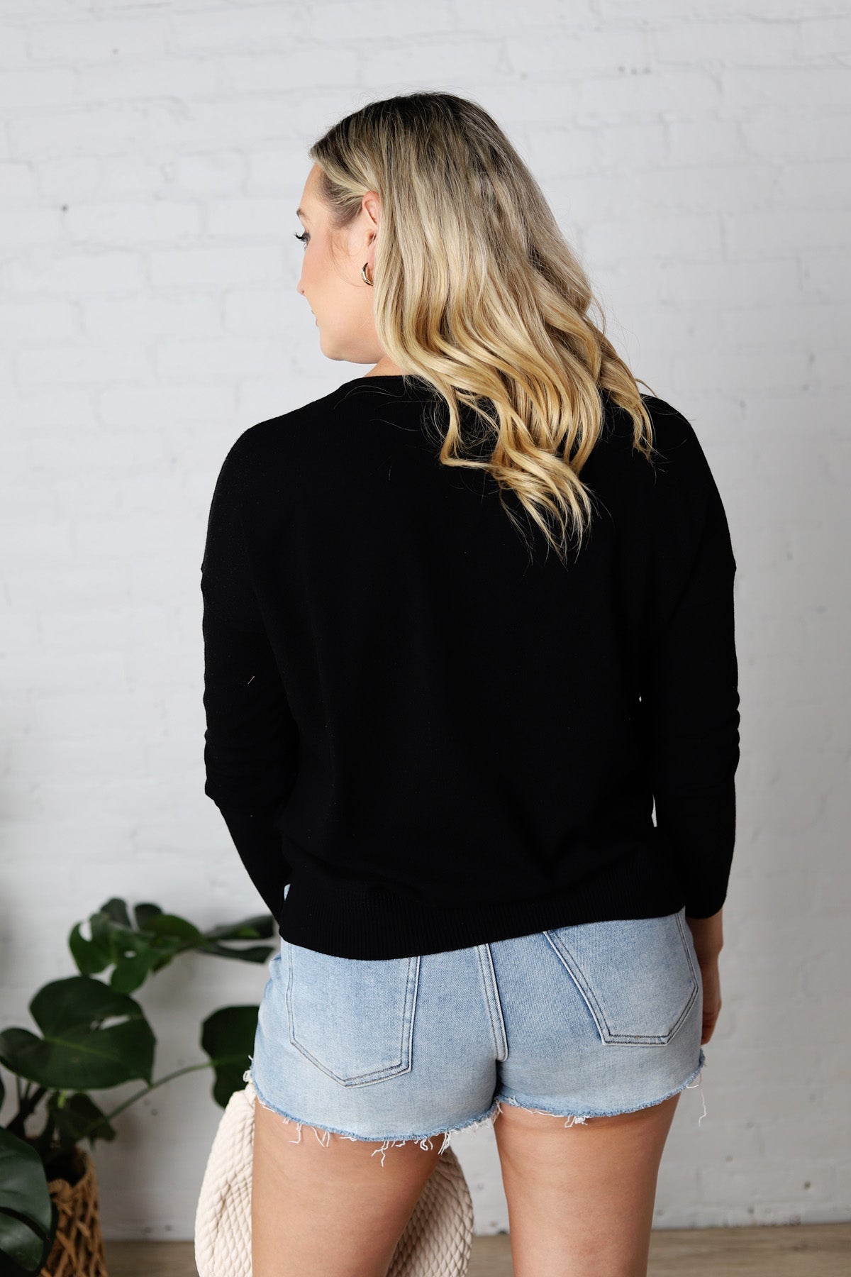 Clarice Cozy Sweater - Black - FINAL SALE