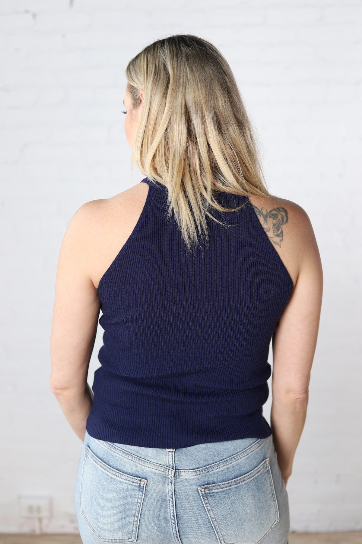 Cobalt Genevieve Sleeveless Sweater - FINAL SALE