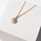 Coin Charm Necklace - Gold