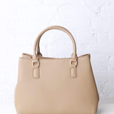 Corina Triple Compartment Satchel - Taupe