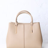 Corina Triple Compartment Satchel - Taupe