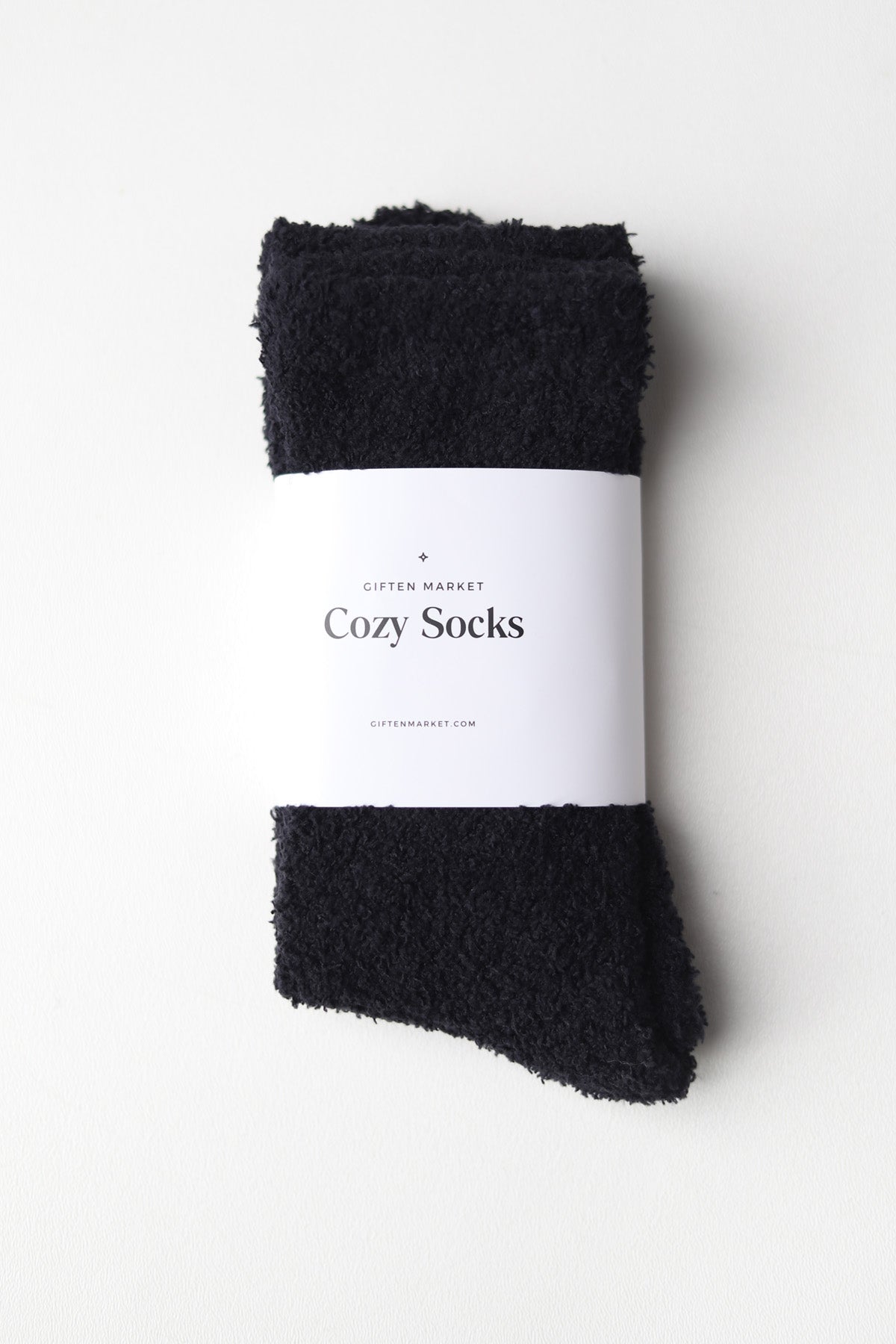 Cozy Cloud Socks - Black