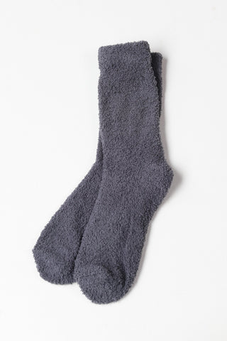 Cozy Cloud Socks - Charcoal