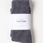 Cozy Cloud Socks - Charcoal