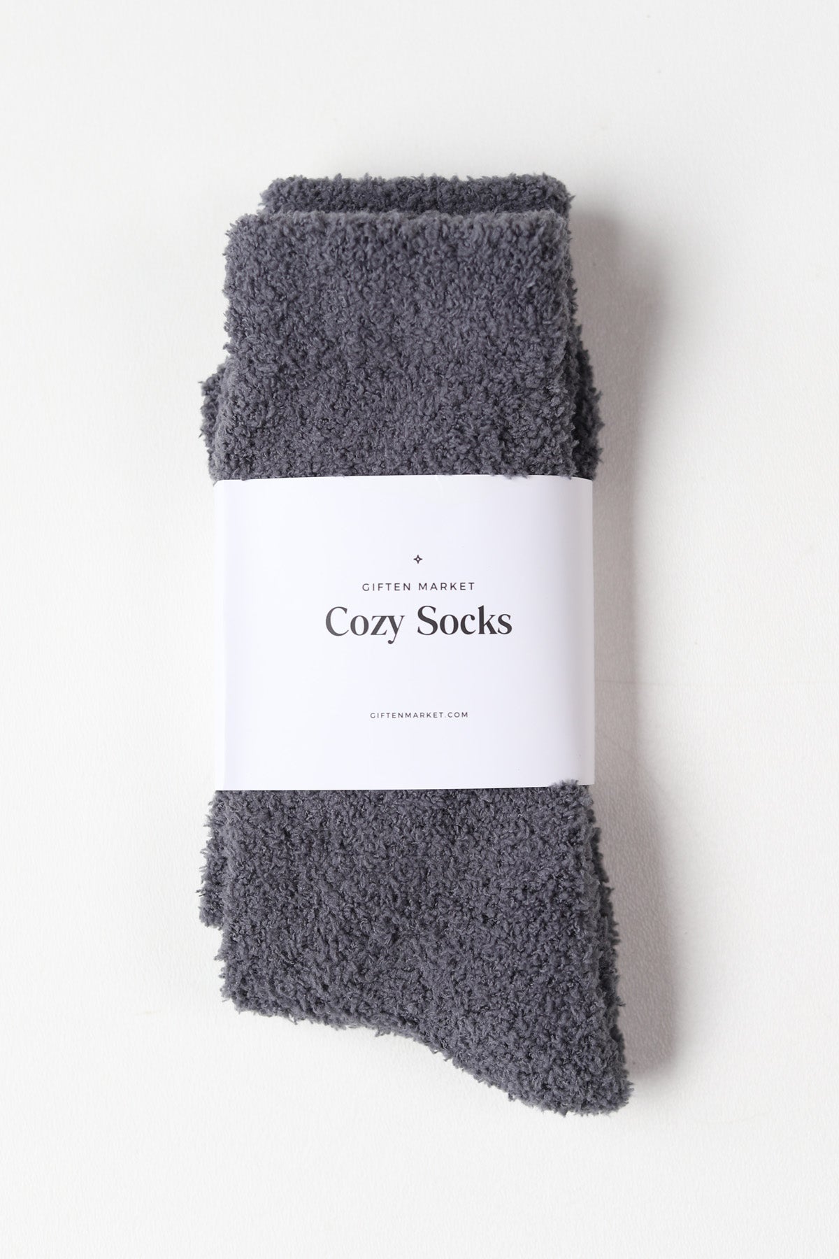 Cozy Cloud Socks - Charcoal