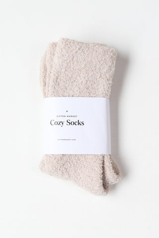 Cozy Cloud Socks - Ivory