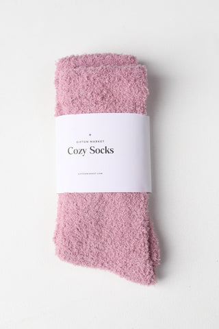 Cozy Cloud Socks - Orchid Purple