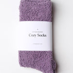Cozy Cloud Socks - Plum Purple