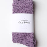 Cozy Cloud Socks - Plum Purple