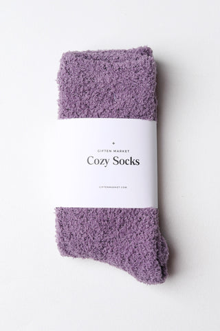 Cozy Cloud Socks - Plum Purple