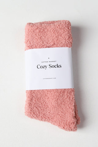 Cozy Cloud Socks - Seashell Pink