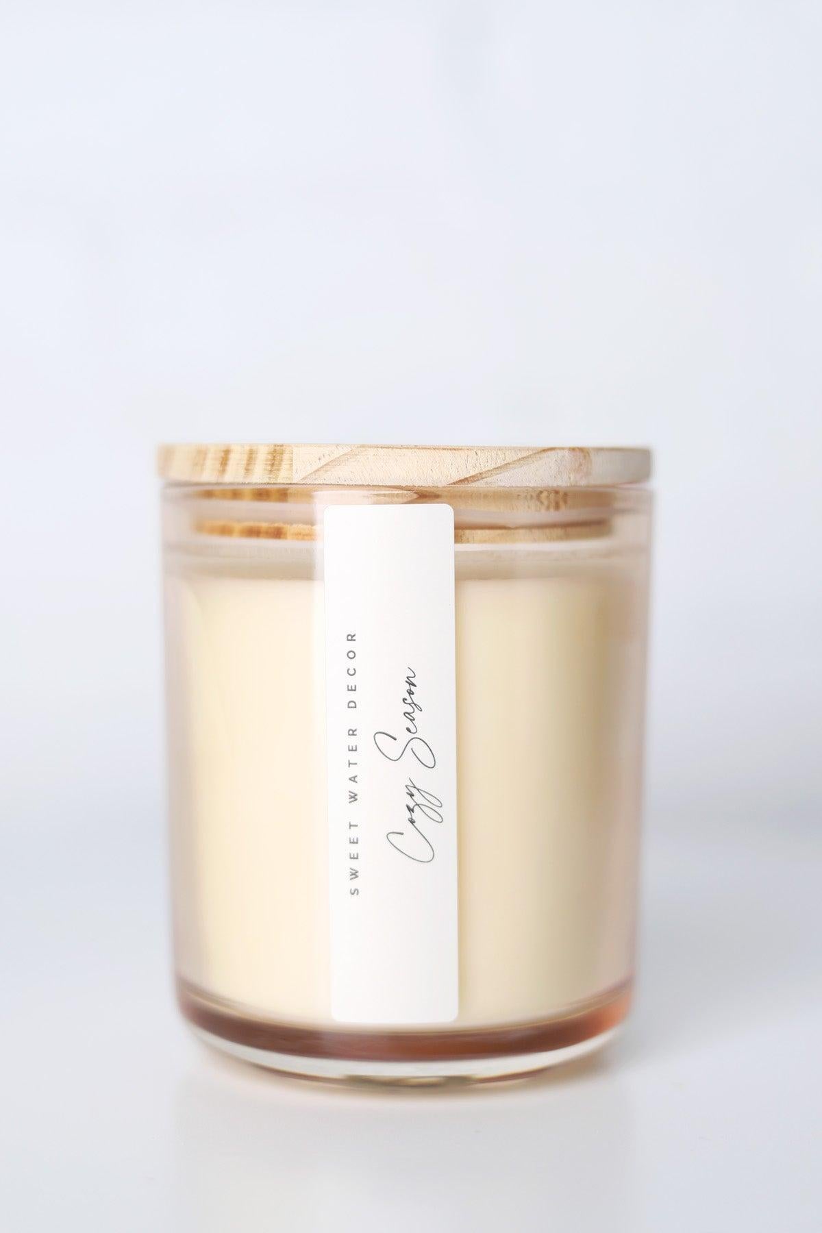 Cozy Season 12 oz. Candle - Tinted Glass