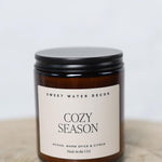 Cozy Season 9 oz Soy Candle - Amber Jar